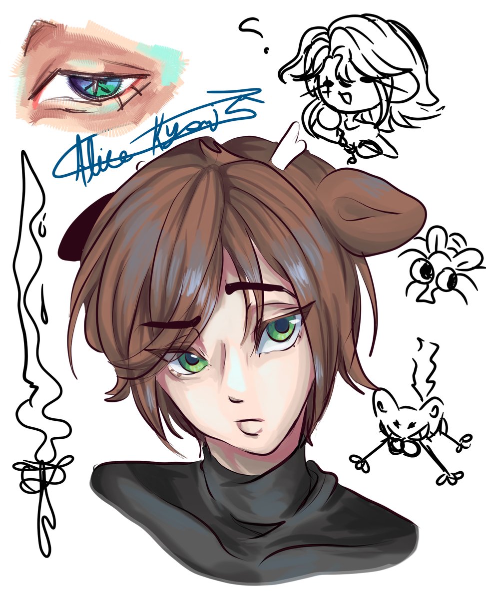 AliceKyomi75's tweet photo. Solo unas practicas y garabatos. . .

#draw #dibujo #drawing #digital #digitalart #art #oc #original #originalart #originalcharacter #practicemakesperfect https://t.co/ogP0HLMOHH