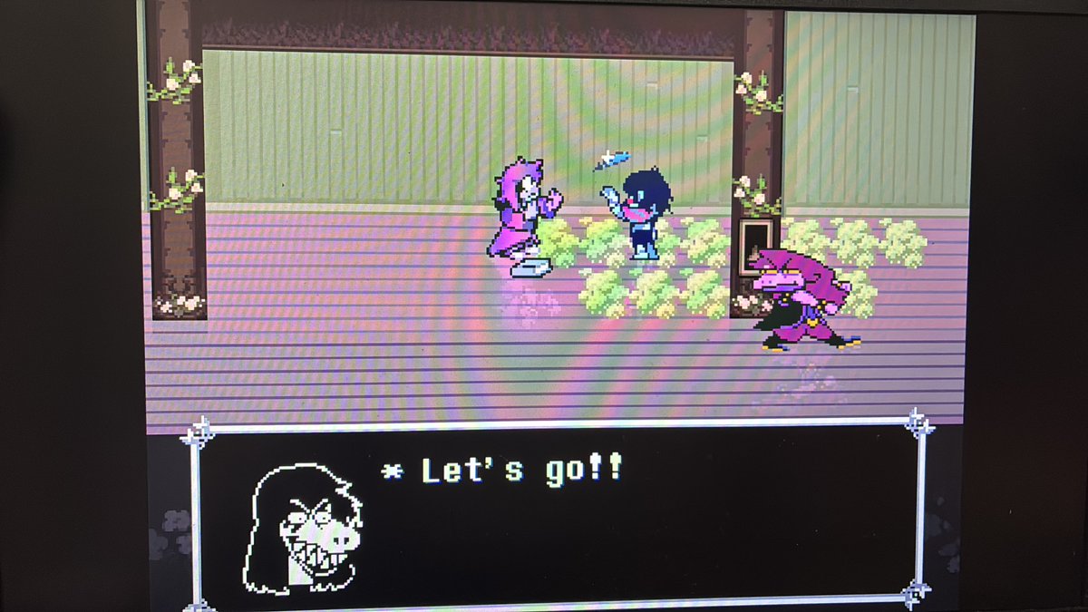 EeveeSilver's tweet photo. I didn’t post anything but a love so much this game maaann #deltarune5 #chapter5spoilers https://t.co/tf8JaQJxfe