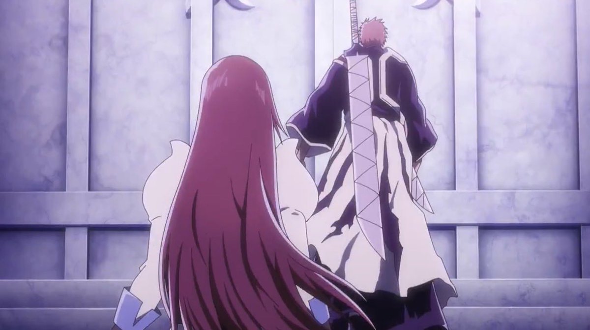 Oh my god this single shot for Ichigo and orihime finally fighting