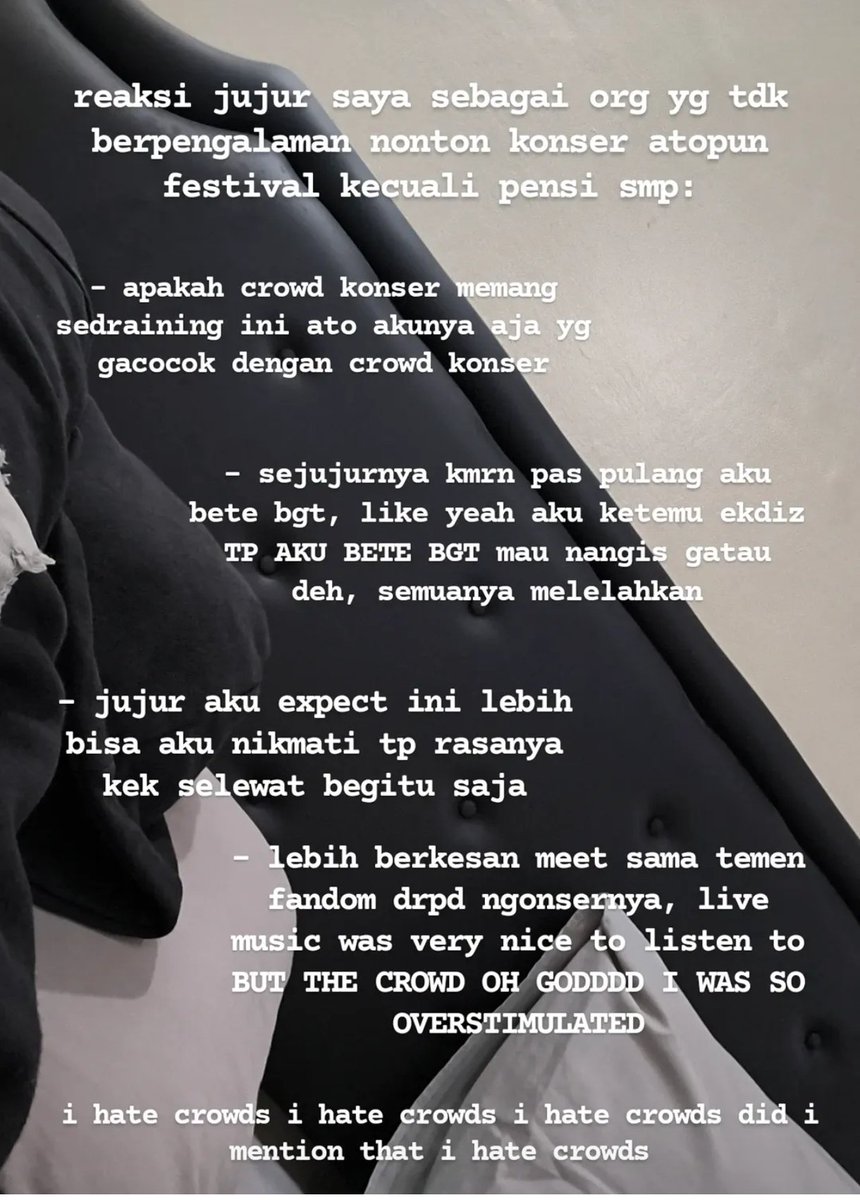 sutaaoi's tweet photo. ini rant sy h+1, lowk bikin kapok konseran tp masi oengen ketemu ekdiz lagi klo mrk kesini😢😢😢 https://t.co/ysPMyxUw78