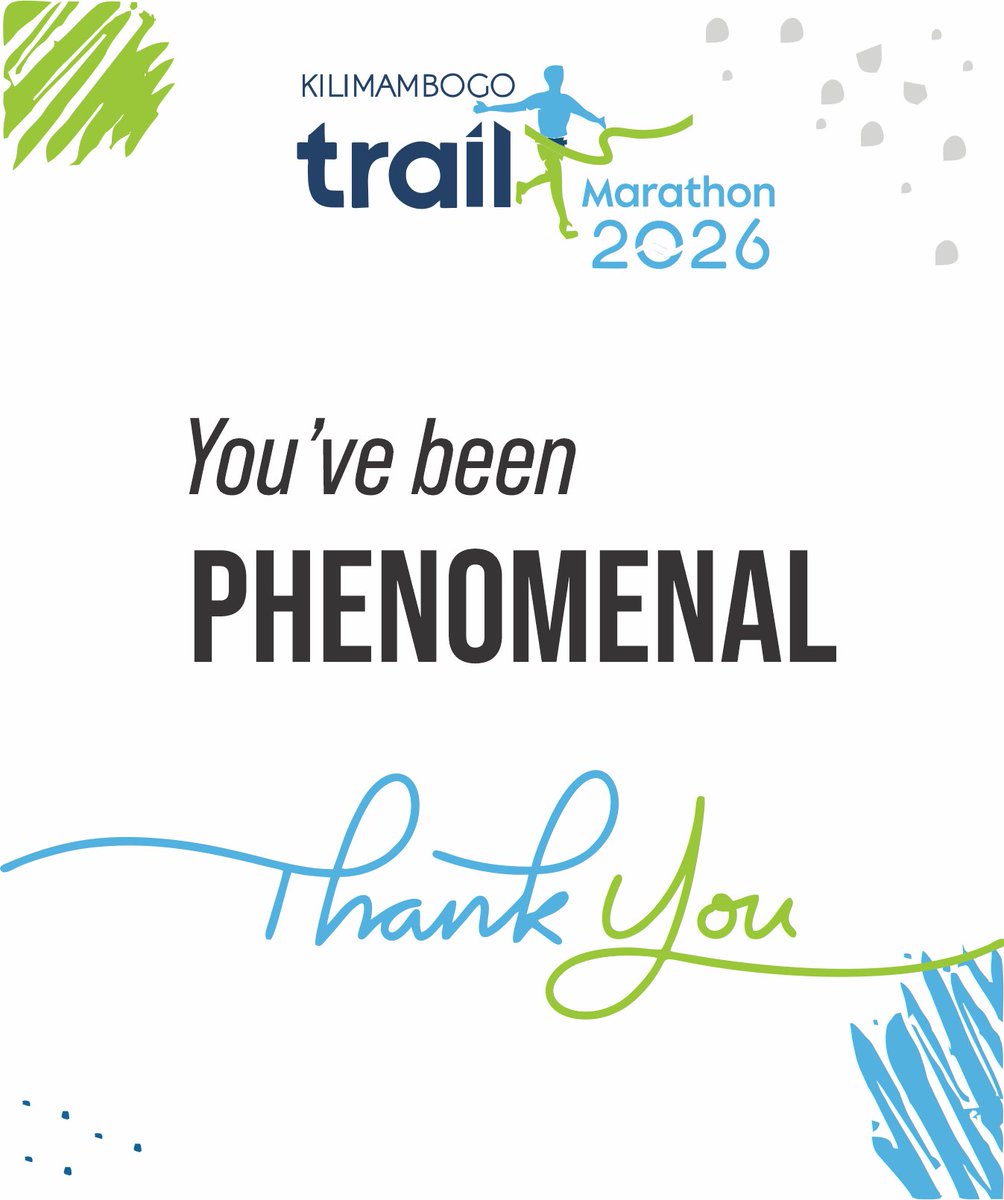 MbogoMarathon's tweet photo. You surprised us. 💙💚
To every registered participant during our advance sale it's an absolute thank you. You've amazed us with your numbers 🔥🔥
Follow our Channel for Event Alerts and Updates on this link
https://t.co/IvlGBviEA6
🏃🏽‍♂️ #KTM2026 #kilimambogotrailmarathon See less https://t.co/uFiGxHjCAj