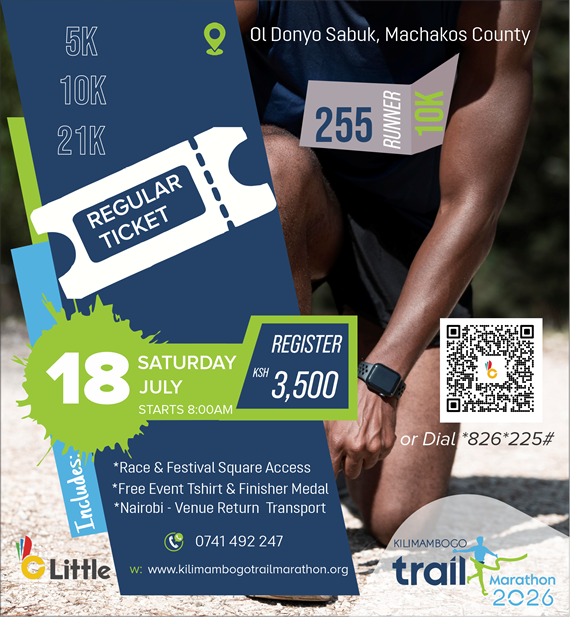 MbogoMarathon's tweet photo. 7 DAYS LEFT... or SOLD OUT, whichever comes first! 🔥

The countdown is on and only a few slots remain for the Kilimambogo Trail Marathon 2026.

🏃 5K | 10K | 21K
Sat, 18th July 2026

See you at the Start!
#KTM2026 #KilimambogoTrailMarathon https://t.co/yFyFwqpOyA