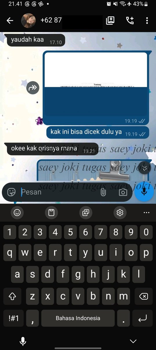 gabinflace's tweet photo. @cemburtu 138. desain stori instagram &amp; feeds
139. penomoran halaman
140. edit file
141. surat dokter https://t.co/NiVWORbepR