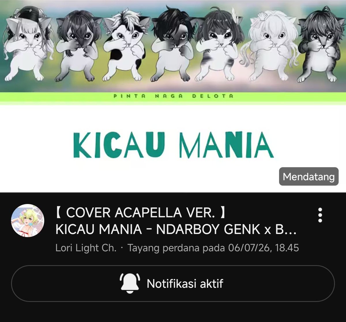 hamsjunnn_'s tweet photo. kicaw kicaw mania acapella akhirnyaaaaa, mari merapat nanti malam ⛷️ https://t.co/gmeOE4JnO2