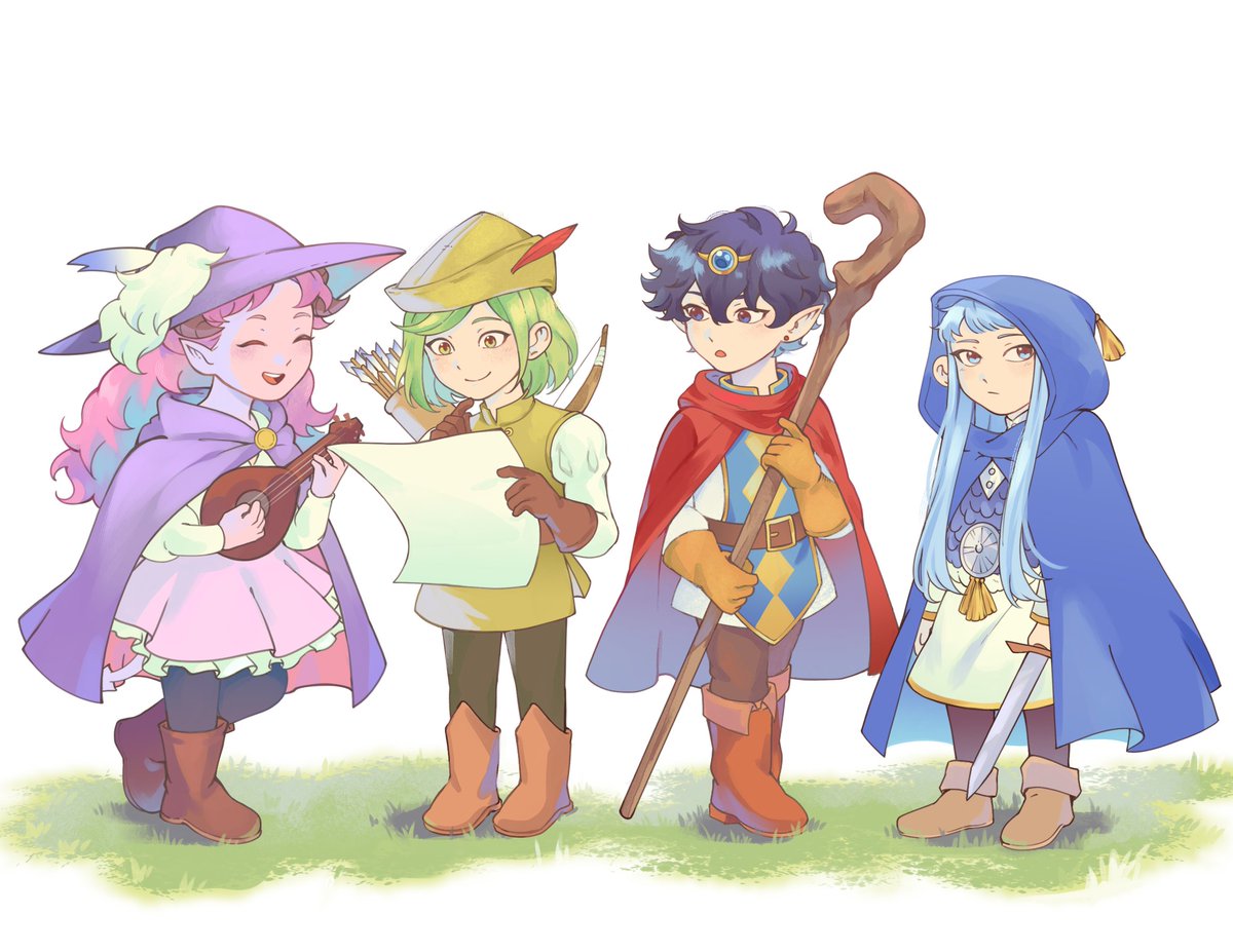 lavabun's tweet photo. [DND AU] The bugs are on an adventure!✨
#Δ帽子 #WitchHatAtelier #MyWitchHatAtelierArt https://t.co/leXbpKlsOp
