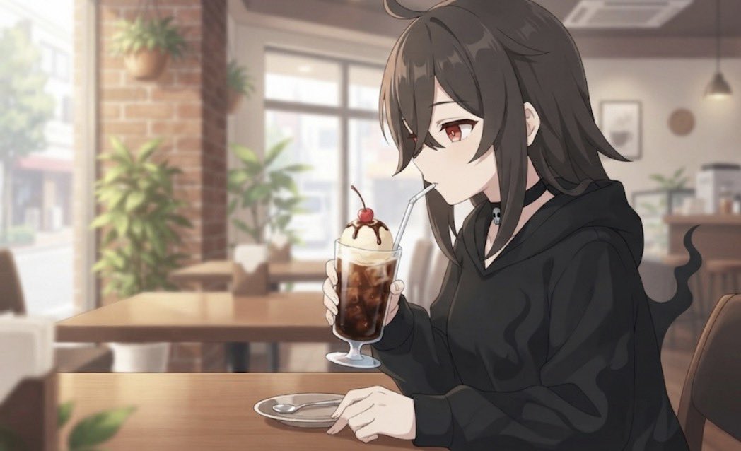 sera_deathyo's tweet photo. #おはようVtuber
おはセラ〜！今日は月曜日！一週間の始まりだあ！今日の私はカフェでコーヒーフロートを飲んでおります！くつろいでますねぇ〜皆さんは休日はどうでしたか？楽しめました？よかったら教えてね〜今日も一日ガンバですよ〜！
#Vtuber 
#7月のVTuberフォロー祭り‍ https://t.co/PQdCIsIbOh