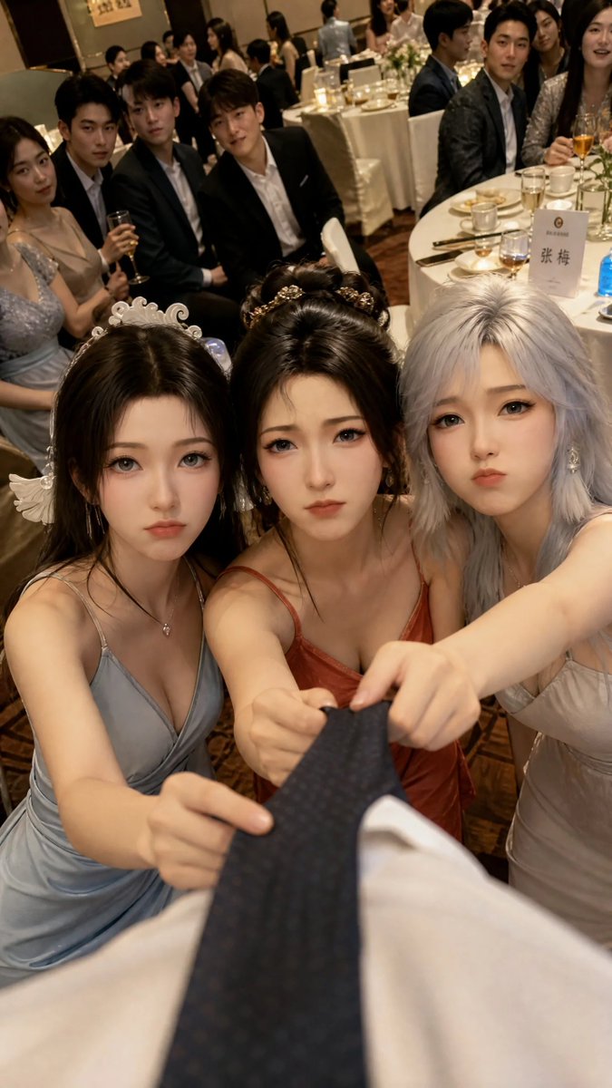 DeepBlueAIX's tweet photo. 玉儿，灵儿和月儿
#凡人修仙传 #宋玉 #慕沛灵 #银月 #玲珑 https://t.co/dl0K91GOl6