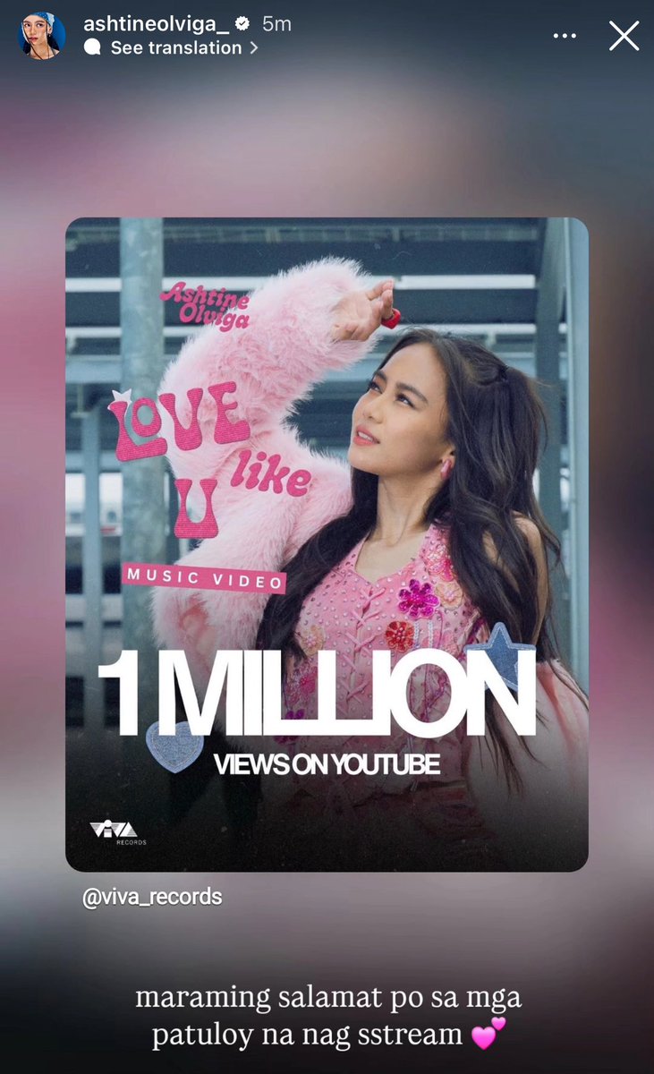 honeybunchAshy's tweet photo. Yayyyy for 1M views!! We love you Ashyyy! 💖💖💖

#LoveLikeU
#AshtineOlviga | Ashtine Olviga ✨ https://t.co/jsq2YqQKGZ