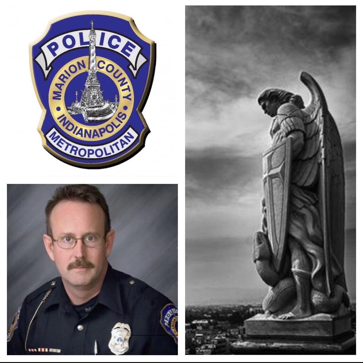 RickFOP86's tweet photo. WE REMEMBER Indianapolis Metro Police Officer Perry Renn EOW: 7/5/2014

12 Years Ago he was Shot and Killed protecting the Community he Served and Protected

His example led to the Pledge, “We Will Always Get Out of Our Cars” #Resolve #NeverForget https://t.co/YdZt787Eq4