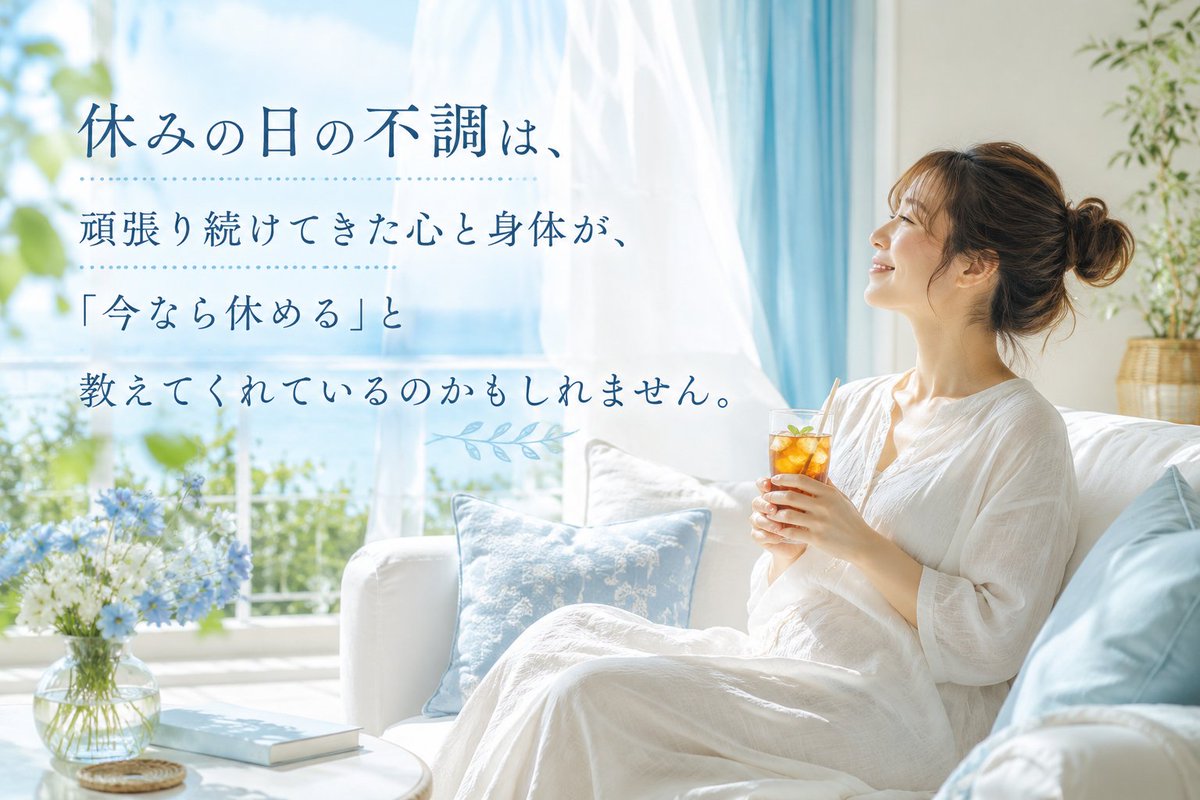 SATAKA3's tweet photo. 休みになると体調を崩すのはなぜ？——ポリヴェーガル理論と、心と身体の休ませ方｜佐高 葵月代 https://t.co/Ee5P7BRCWG 
休みの日が来た途端、体調不良になったことはありませんか？
その理由を、ポリヴェーガル理論とマインドフルネスの視点で考えてみました。思い当たる方は、ぜひご覧くださいね。 https://t.co/GKjltr2fiy