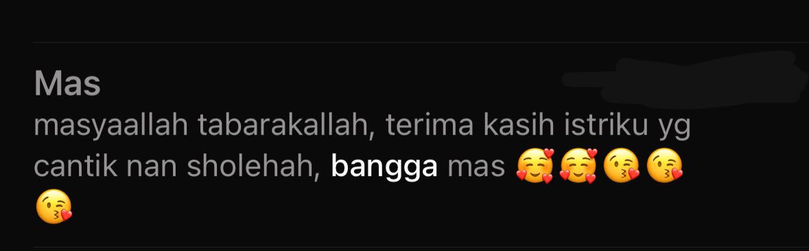ayyaayas's tweet photo. I don’t care org bilang sibuk validasi, but my hushband always proud me.

I love getting sweet messages, I just keep rereading them. https://t.co/XAGhqD9Bou