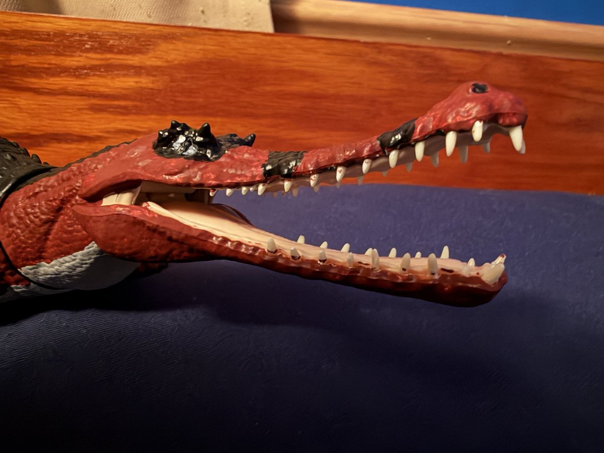 GiantSpiny's tweet photo. Gripfang the Gryposuchus
Gender: Male
Element: Earth
Dinosaur King/Jurassic World Figure Repaint
#dinosaurking #jurassicworld #crocodilians #repaint #anime #jurassicpark https://t.co/W7LNbCQDYn