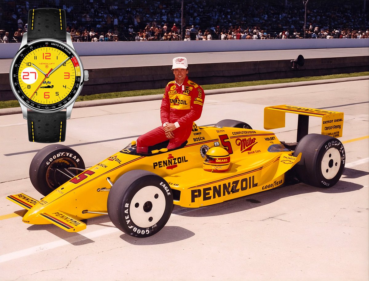 aeroluft's tweet photo. In Europe we don’t use to give a chance to #indycar or #nascar, except a little bit the #indy500.This is Rick Mears, 4 times winner at the Brickyard: this is from 1988
#AEROLUFT #relojes #montres #uhren #orologi #watches #racingcars #vintagecars #classiccars #racecar #motorsport https://t.co/OGRoK78cTM