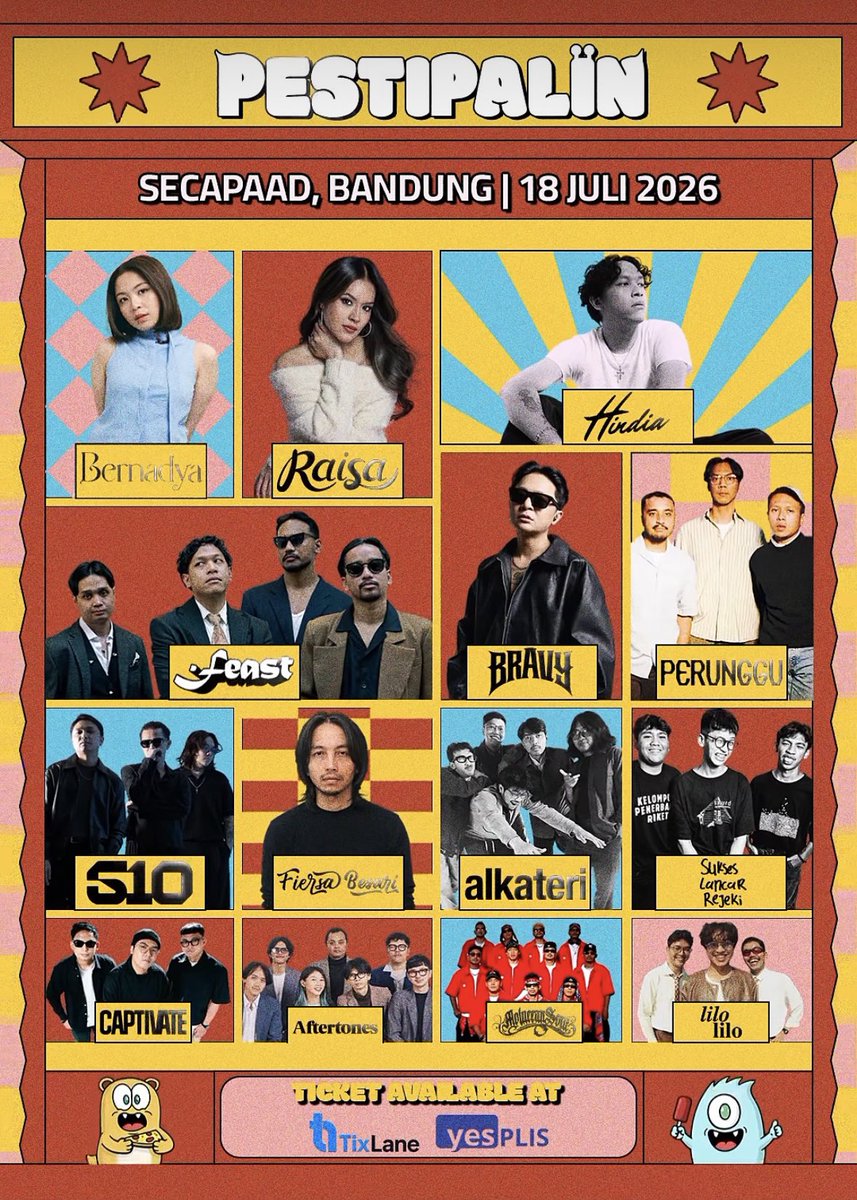 yourRAISA_Bdg's tweet photo. Tiket pestipalin 2026
Harga via YourRaisabdg
payun : 290K
Pengker : 140K

Jika ada yg mau beli boleh dm aku nanti ada pengisian data dan instruksi payment 
Tiket berupa barcode yang akan masuk ke email pembeli 
1 Email max pembelian di 5 tiket

Trakhir pembelian tiket tgl 15🙏 https://t.co/HfByCvyjMv