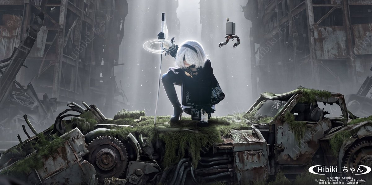 onejun992's tweet photo. 人類に栄光あれ。

2B｜NieR:Automata
Cosplay by Hibiki_ちゃん(it’s me)
—————————————
*No Reposting or Re-uploading.
No AI Training, Generative AI Use, or Commercial Use.

無断転載・再アップロード禁止。
AI学習・生成AI利用・商用利用禁止。
#NieRAutomata #2b #Cosplay https://t.co/jsTrYSTBQV