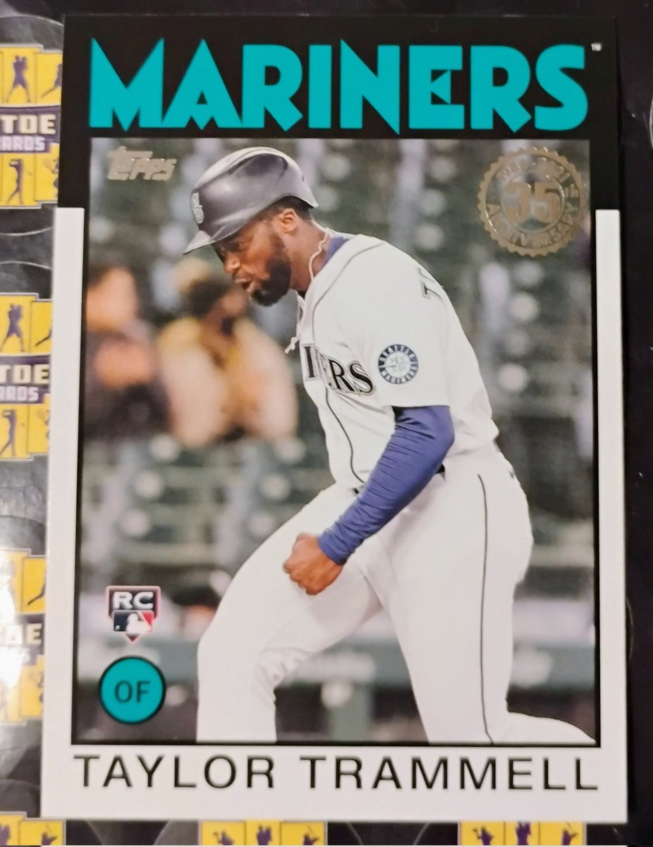 GotdemCards's tweet photo. 2021 Topps Update Series #86B-28 Taylor Trammell 1986 35th Anniversary Base RC

$1.00 OBO

Bring a clean, sharp rookie piece to your PC with this classic 1986 35th Anniversary insert rookie card from the 2021 Topps Update Series, featuring Seattle Mariners outfielder, Taylor Trammell!

🏆 If you Repost This you're Awesome

🏆 If you tag people into this post You're Amazing

#TheHobbyFamily #THFpro #thehobby #sportscardsforsale #MLB #Mariners #SeaUsRise #TaylorTrammell #ToppsUpdate #ad