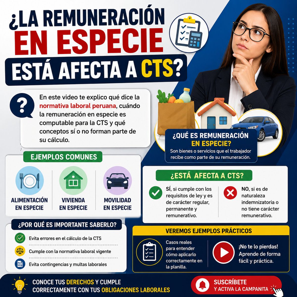 EstudiContable's tweet photo. 👍 📚 CTS 2026: ¿La Remuneración en Especie Está Afecta? 👉 Estudio Contabl... https://t.co/J4azwHYlGy a través de @YouTube https://t.co/N6FM7OshGU