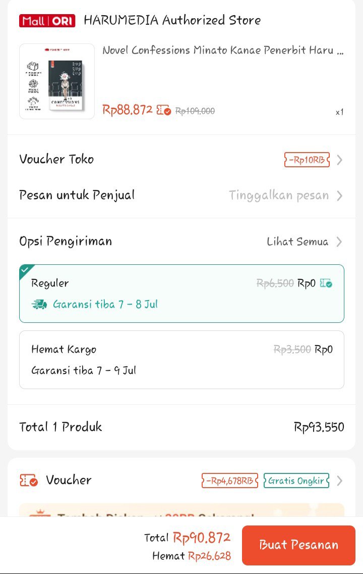 lovetasy's tweet photo. @ethereads Halooo kak, sebelumnya terima kasih udah adain GA.. semoga makin dilancarkan rejekinya,juga dilimpahkan banyak kebahagiaan dan berkah ♡♡
tertarik sama buku ini krn baca banyak reviewnya yg bagus + lagi menjelajah genre ctm  

@thisjforyou @mintchoc2000 @harunaahh @anggurrworld https://t.co/cgMKP9X1GD