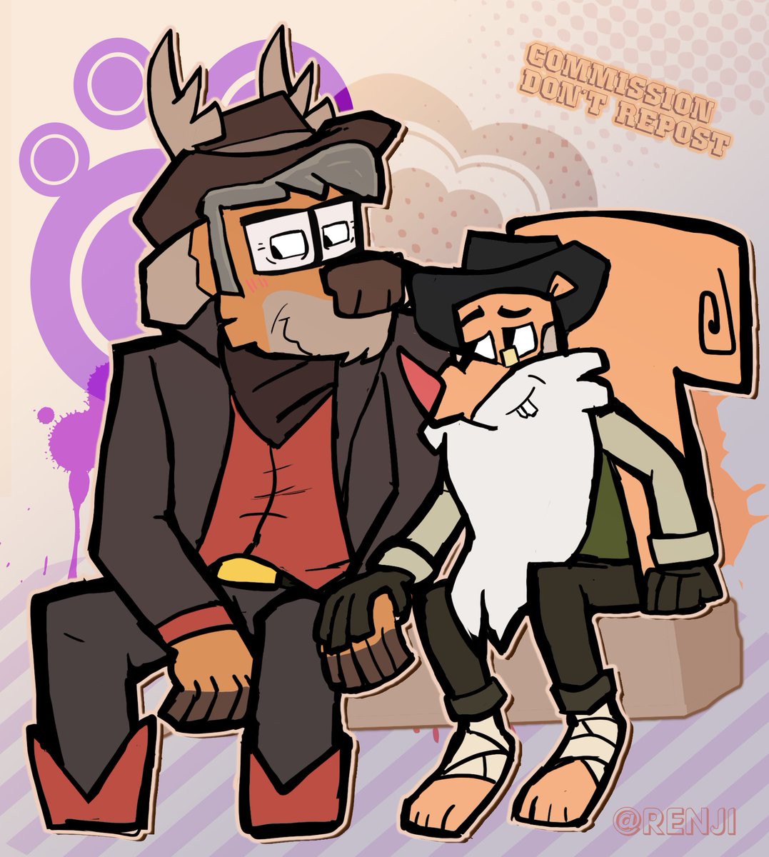 Renjimimus's tweet photo. Wild Western #fiddleauthor 
(Commission from Tumblr)
 #gravityfalls https://t.co/SFmXqdGfFo