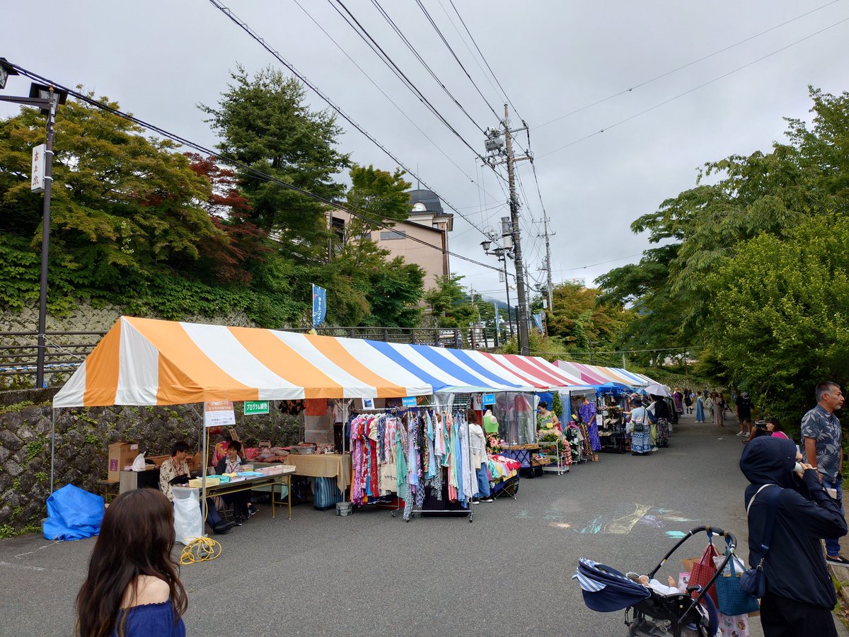 npogmf_staff's tweet photo. K取材班 現場
＃伊香保温泉
＃伊香保ハワイアンフェスティバル
＃渋川市
4日間終了 https://t.co/zcuyMYy22Q