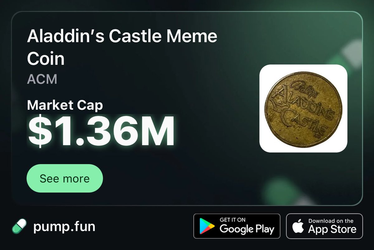 Aladdin’s Castle tweet media