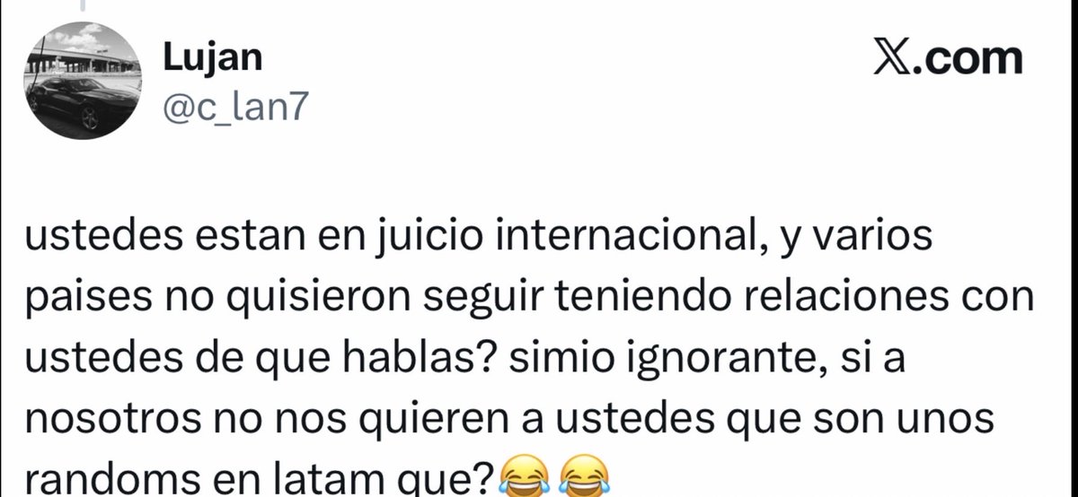 ivanchopea's tweet photo. @c_lan7 @Eduardo35856862 @FEFecuador Silencio indio simio, ya deja de humillarte. https://t.co/eZaPaGZYE5