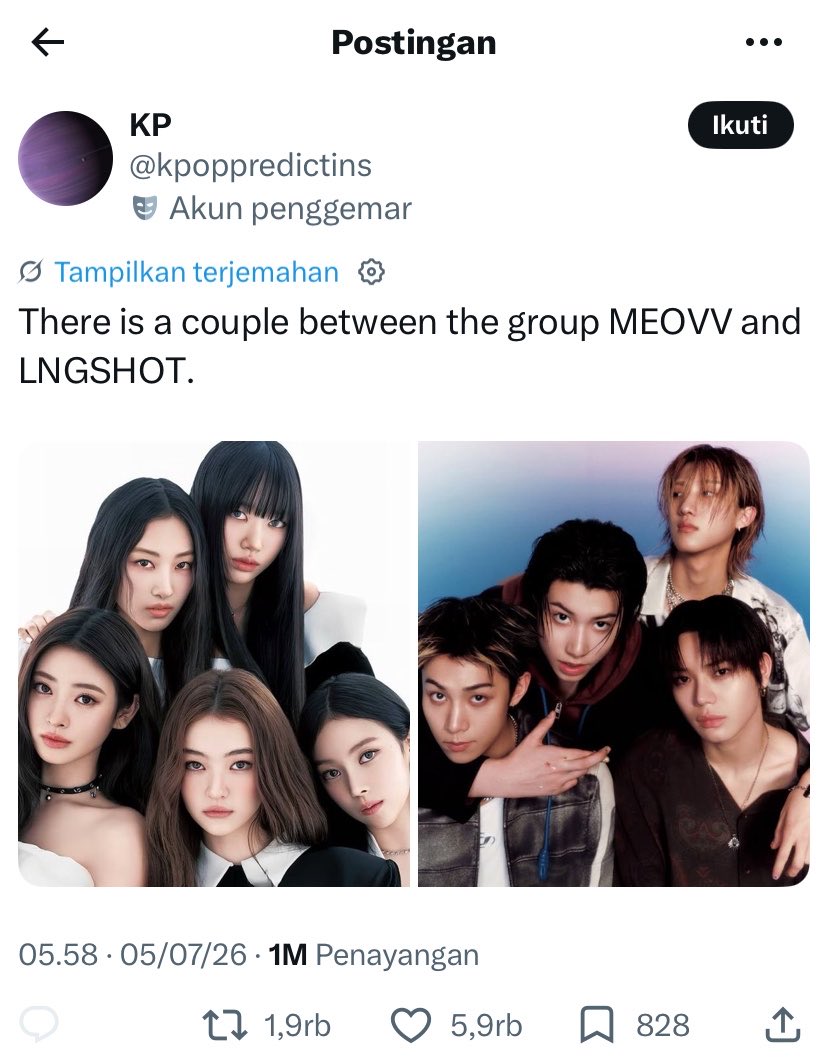 hannishang's tweet photo. 1M viewers bro? baru kali ada rumor couple grup, yang ngamuk-ngamuk malah fans si cewe?🤣🤣🤣 https://t.co/3kQ4LVBREp