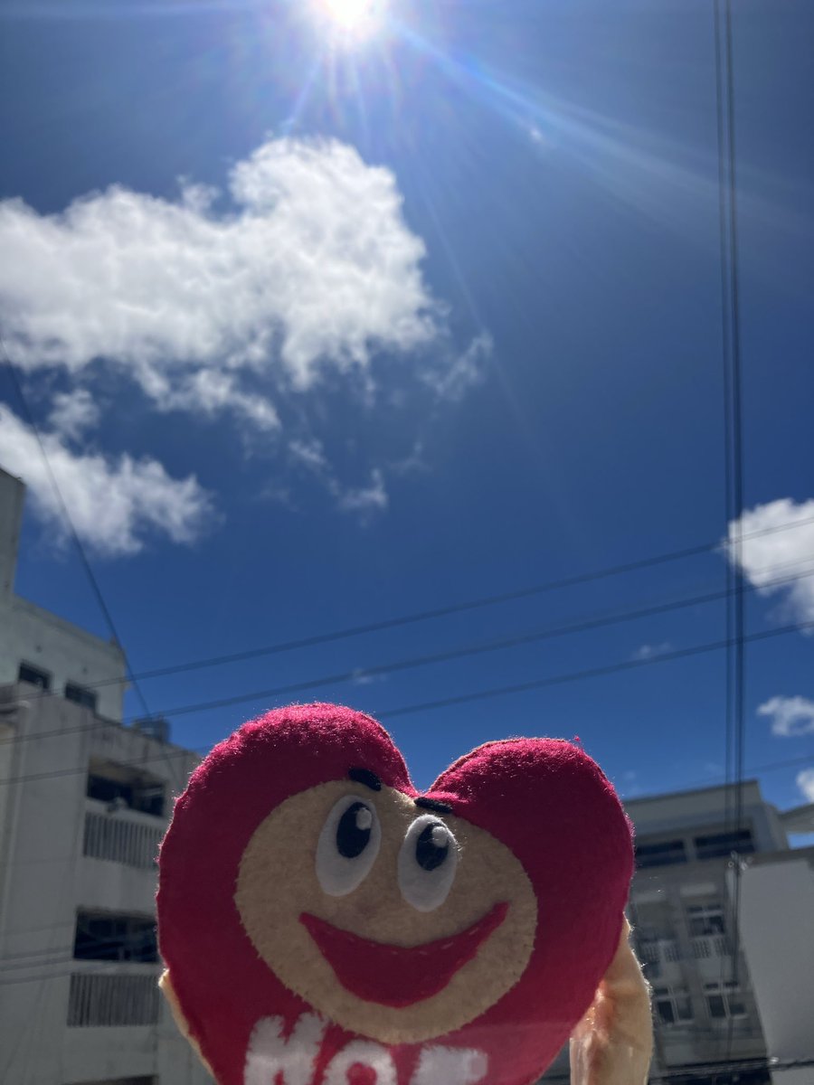 hot_okinawa's tweet photo. おはほっともーにん！
台風が近づいてきてるとは思えないくらいに良いお天気☀️✨
立ってるだけで暑いので水分補給しっかりやっていきましょう！
今週もよろしくお願いします！！
(台風逸れてくれぇぇぇえ…🙏🏻)

#企業公式つぶやき部
#企業公式が朝の挨拶を言い合う
#企業公式夏のフォロー祭り https://t.co/mS87H6jklC