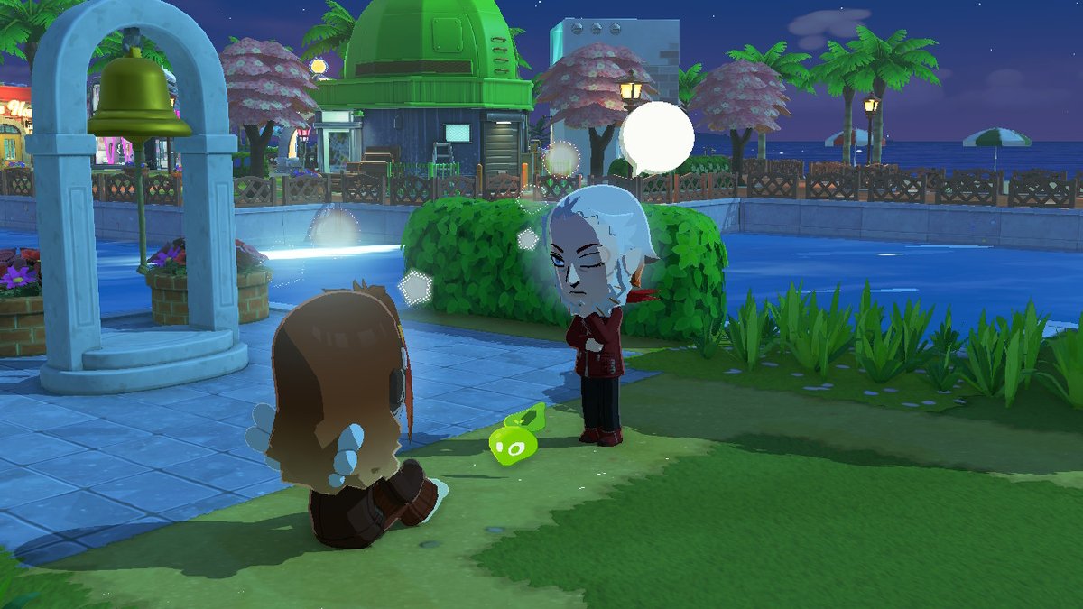 DarlingWerewolf's tweet photo. Added Entei to my island! 
He's already making friends
#pokemon #tomodachilife https://t.co/mIN2AeLXtA