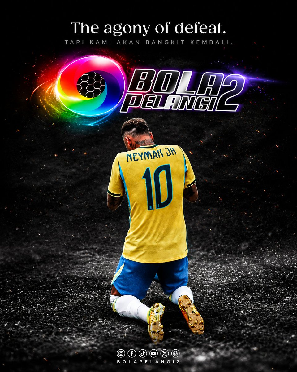 Bopel2Official's tweet photo. Air mata hari ini akan menjadi motivasi esok hari. 💔🇧🇷

#WorldCup2026 #Portugal #Spain #RoundOf16 #PialaDunia2026 #Football #Soccer #BOLAPELANGI2 #Bolapelangi2US #PrediksiBola #JadwalBola #livefootball https://t.co/sMKHeRxrY5