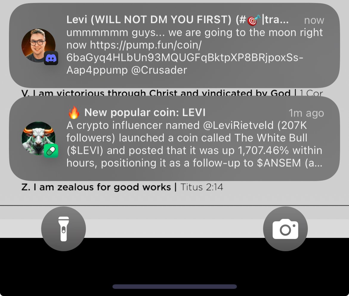 LeviCryptoGuy's tweet photo. It's official 

pump fun is sending out The White Bull $LEVI notifications..

send it to the millions 🔥

6baGyq4HLbUn93MQUGFqBktpXP8BRjpoxSsAap4ppump https://t.co/lHz5z7eAeW