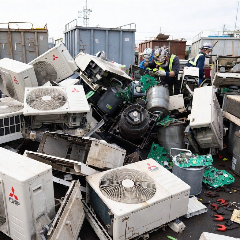 commiepommie's tweet photo. 🇯🇵 Japan Is Now Pulling Rare Earths out of Old Air Conditioners to Build Missiles. No Joke.

Japanese News reported on the 4th of July that, due to being hit by China’s tightened rare earth export controls, Japan has launched its first-ever plan to extract the materials from discarded air conditioning units.

Japanese netizens jumped on it immediately. “Takaichi said no problem on rare earths, but here we are picking through rubbish.” Others worried about a surge in outdoor unit thefts. Fair call. But it does does look rather desperate.

But if you dismiss this as a joke and you miss the actual story.

Rare earths are the vitamins of modern industry and the lifeblood of high-end military tech. Dysprosium and terbium are key to the high-performance permanent magnets used in missile guidance, drone motors and fighter radar systems.

This is not a random civilian recycling initiative. It is being led by Mitsubishi Electric, a major Japanese defence contractor deeply involved in electronics, radar and missile systems. Mitsubishi Electric is already on China’s export control list for dual-use items. So those magnets pulled from a neighbour’s old air conditioner could flow straight back into Japan’s military supply chain. This fundamentally alters the core concept of this so-called resource self-rescue.

The process is notoriously difficult and expensive, with low recovery rates and purity problems. Yet here they are, picking through bins to feed re-militarisation. Since Takaichi’s government took over last October, Japan has ramped up efforts to revise the peace constitution, push defence spending to record levels, loosen rules on exporting lethal weapons and talk tough on Taiwan and the South China Sea. The right-wing’s plans to rewrite history grows louder by the day.

China’s controls, stepped up this year on dysprosium, terbium and yttrium, are precise, necessary and legal. Exports of terbium to Japan have been at zero since January; yttrium is down over 90 percent. The controls are aimed squarely at military end-users and anything boosting Japan’s military buildup or nuclear ambitions, not the Japanese people. The goal is simply to restrain remilitarisation and protect regional peace.

Let’s not beat around the bush; Japan’s stockpiles are running dry. Domestic production cuts at places like Tosoh are biting hard. The alternative sources they pinned hopes on, Australia, India and Vietnam, cannot fill the gap anytime soon either. Their much-hyped seabed mud near Minami-Torishima might hold massive reserves in theory, but industrial extraction, processing and refining would cost up to 20 times Chinese supply, with huge technical hurdles.

Africa, Greenland and Deep-sea sludge, they have chased them all. Yet the more Japan pushes remilitarisation and confrontation, the more it starves for rare earths. It is a vicious loop.

Japan would be smarter working with China as a partner rather than against it. The days of Japanese regional dominance are long gone. It will continue shooting itself in the foot like this and the self-inflicted wounds will only get deeper, while stable cooperation could deliver the secure supply chains and economic wins both sides actually need.

Japan is chained to America and, as a result, it is nearly impossible to prioritise its own best interests. The US alliance compels Japan to adopt a containment strategy that benefits American interests over Japanese prosperity, leading to friction with its major trading partner and neighbour amidst escalating economic and resource burdens.

This has nothing to do with lowering risk or diversifying. It’s a direct consequence of making strategic errors. Thinking that military expansion and anti-China containment policies would deliver security, while underestimating China’s resolve to safeguard its interests and regional stability.

Japan’s real shortage is not rare earth resources. It is clear-eyed realism about history, peace and sensible coexistence with its neighbours. Building East Asian stability was a difficult task and it shouldn’t be carelessly destroyed by right-wing delusions of a “normal” military power.

Scrapping air conditioners for missile magnets is not a joke. It is a flashing red warning for anyone paying attention.

What happens when the bins run empty?