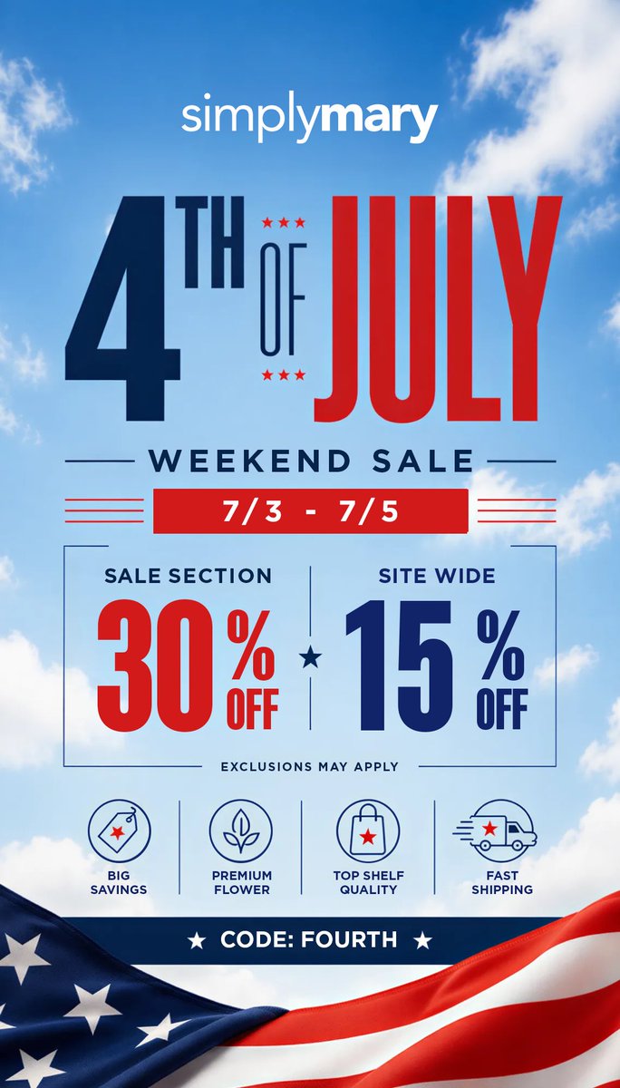 khashTreeMason's tweet photo. Happy 4th of July Weekend from Simply 🙌🏻🇺🇸🎆#khashtreemason #gmocookies #grandmacookies🍃💨 #thcaproducts #trending #viralpost #JULY_2026 #nug https://t.co/pvet4gLjqN