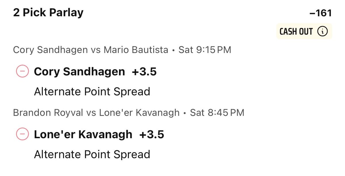 btaexpert's tweet photo. First bet to beat the books, 5U to win 3.15U
Both of these fighters win outright, in any off chance they were to lose they will 100% both at-least have taken a round in all scorecards. Free money ✅ https://t.co/XON5MdwueT
