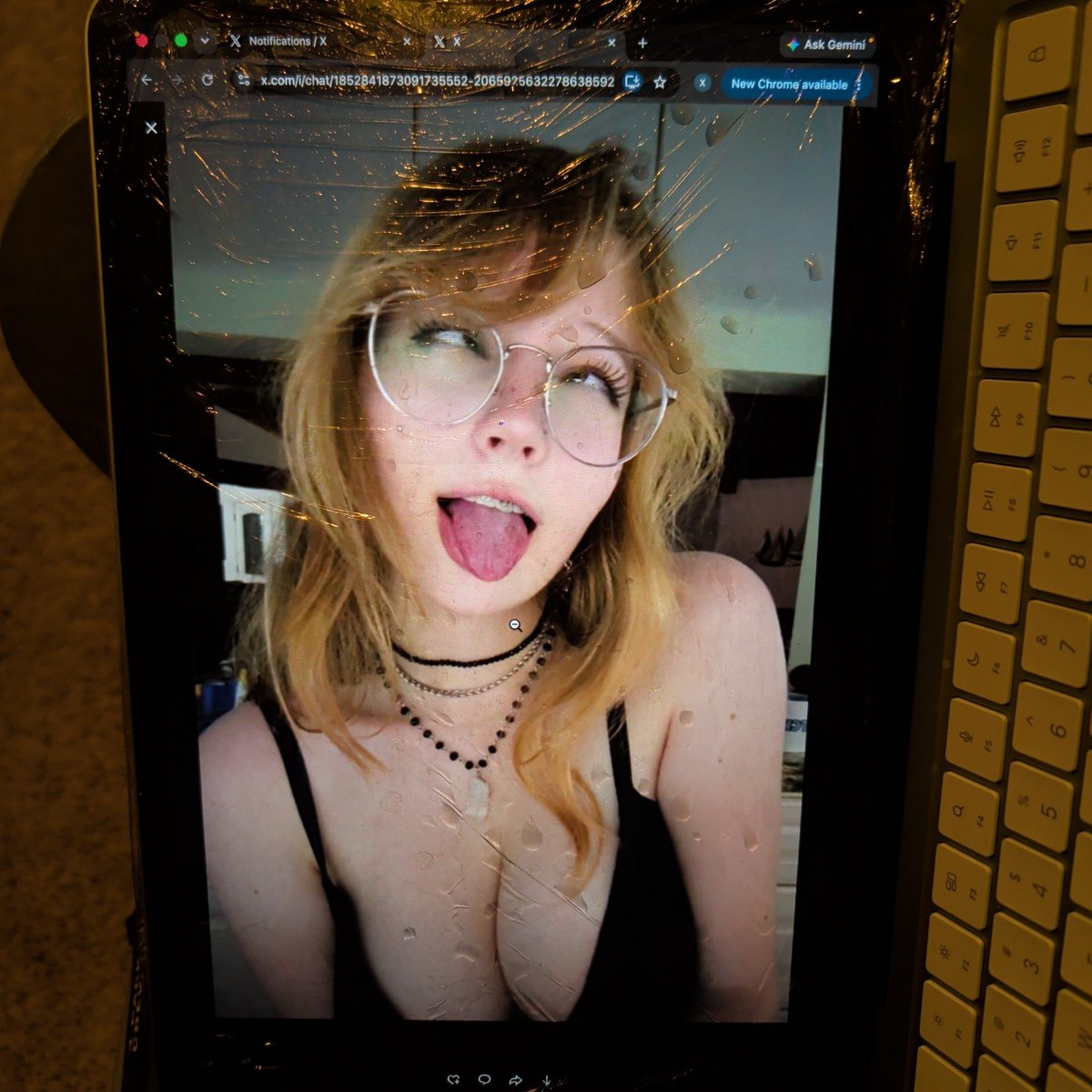 Xavierjack3412's tweet photo. Big load for @biancawren_ couldn't handle her slutty ahegao face and tits 😩💦
#cumtribute #ahegao #load #tits #cumontits #tribute #facial #snowbunny https://t.co/croAhzVpBG