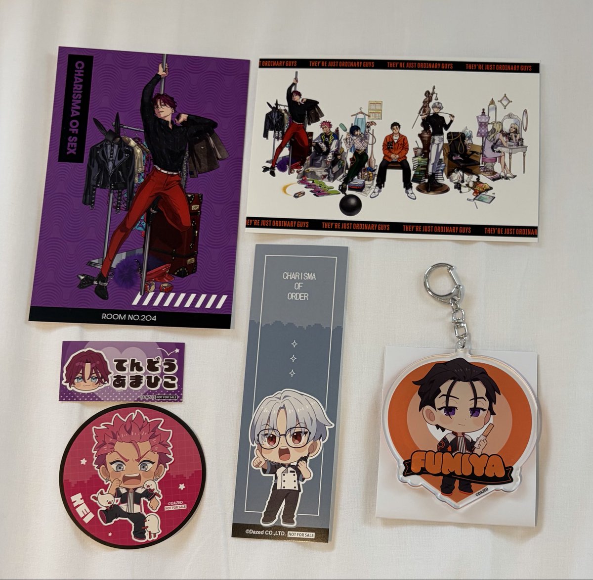 sirooo_11's tweet photo. 【交換】カリスマ　ジョイポリス　ポスカ　お名前シール　アクキー　しおり　ステッカー

譲：ポスカ（天彦、全員）、お名前シール（天彦）、アクキー（ふみや）、しおり（理解）、ステッカー（慧）

求：大瀬

◎郵送交換

出先のためIDなしです。
お気軽にお声がけください。 https://t.co/Pv9p2XC1KA
