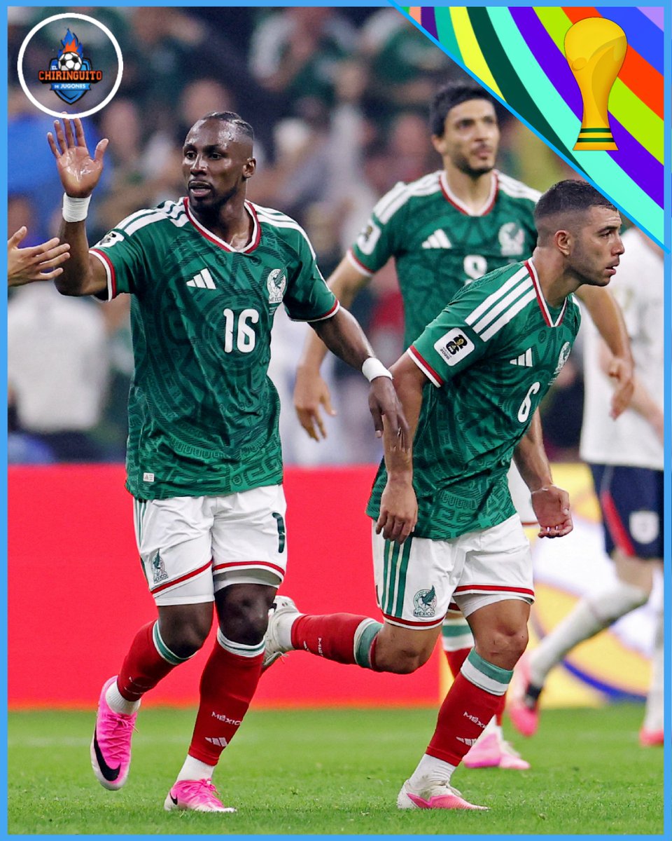 elchiringuitotv's tweet photo. 🔥🇲🇽 Por si alguno tenía dudas... MÉXICO NO SE RINDE.

✨ Quiñones pone el 1-2 y todo un país vuelve a creer. https://t.co/ytXfHkZSRZ
