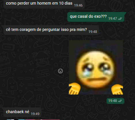 MOdlavide's tweet photo. Toda vez que uma amiga vem pedir capa de fanfic para mim, eu tenho que perguntar.

Porque já me saiu Chanyeol grávido do Minseok, nunca vou superar. https://t.co/jUIh4kIhDU
