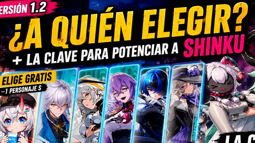TrickDuckgmail1's tweet photo. ¿A QUIÉN ELEGIR GRATIS en NTE 1.2? 
Video: https://t.co/mflzqj2gFA 
#Shinku #NevernessToEverness #NTE #Iroi https://t.co/iQShPa1pcz