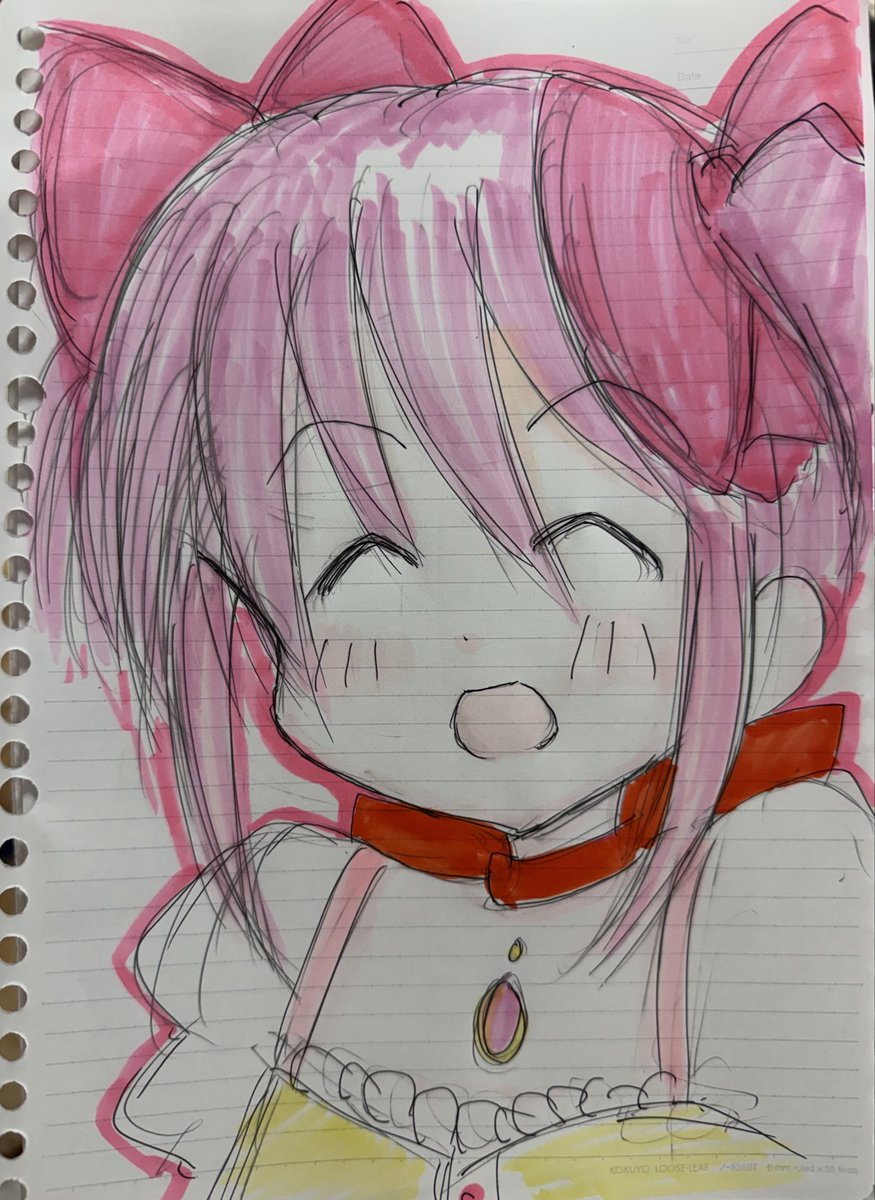 えへへな鹿目まどかちゃん🎀 #魔法少女まどかマギカ