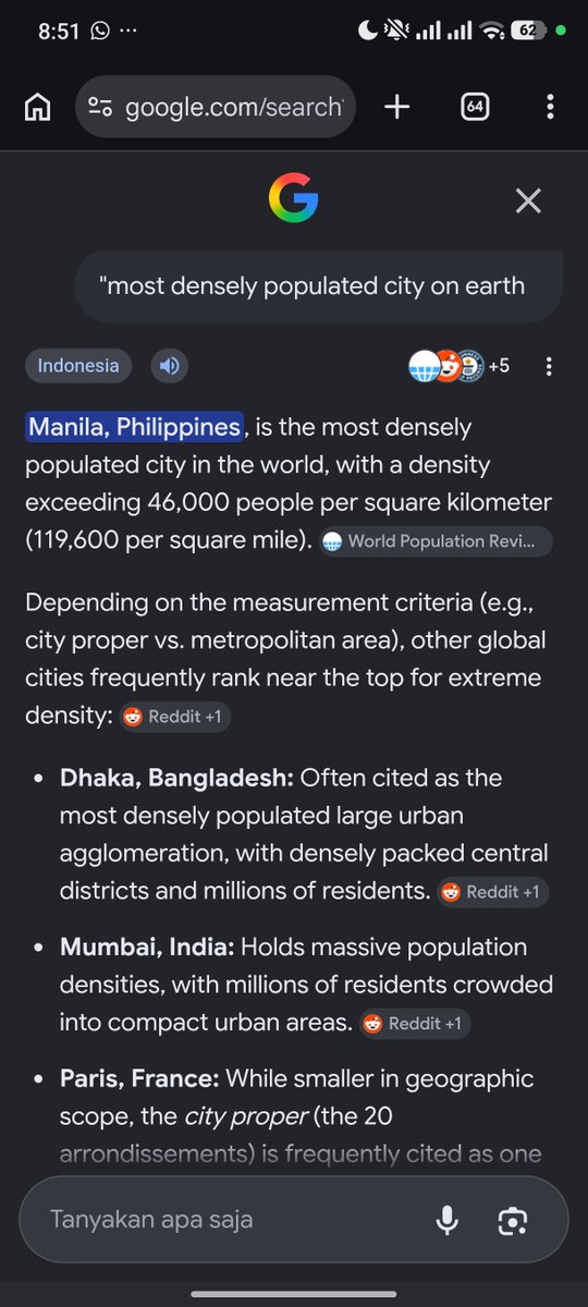 UnknownUser2197's tweet photo. @Zravos @tamanglbsng @Geotactix "most densely populated city on earth" yeah sure, whatever that information comes from💀 https://t.co/TX40MwF4jN