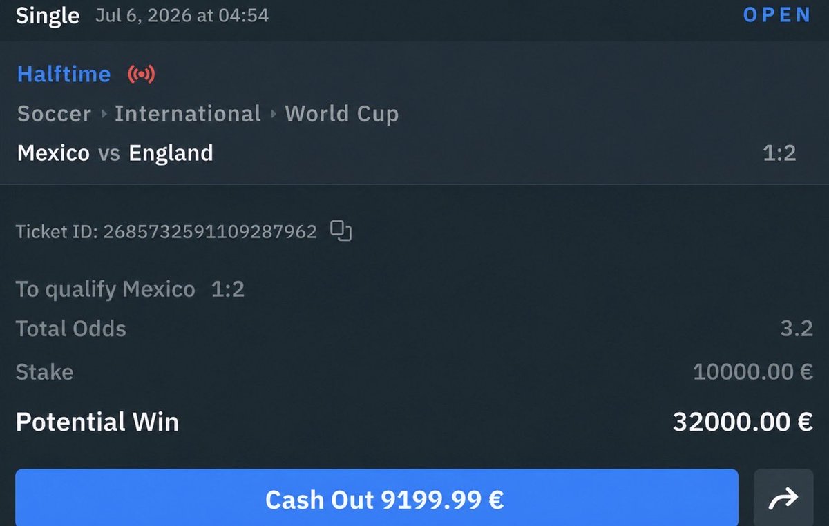 ZeroDayBet's tweet photo. 10,000€ on Mexico to qualify…. Gl everyone. https://t.co/wUSQKfRCuZ