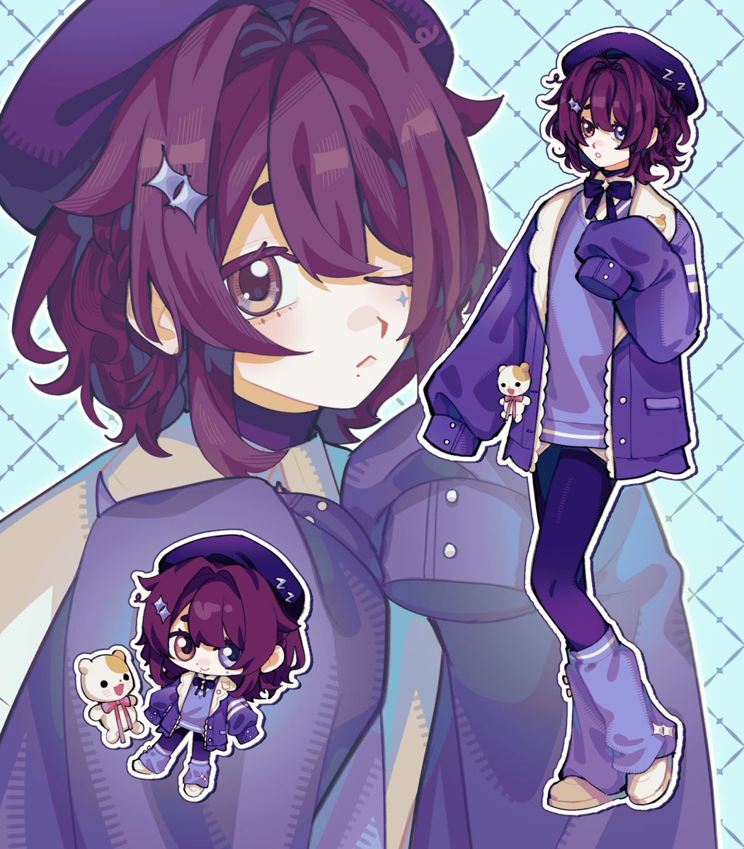 misamxsa08's tweet photo. attack for jyanmao 💜 #artfight2026 https://t.co/6pSblRL6V3