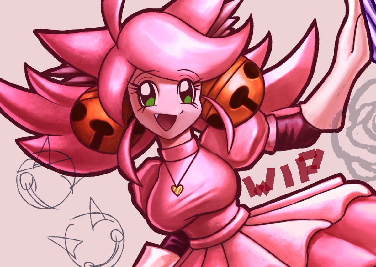 Omninity_'s tweet photo. Pinky #deltarune https://t.co/i6RPUizSYs