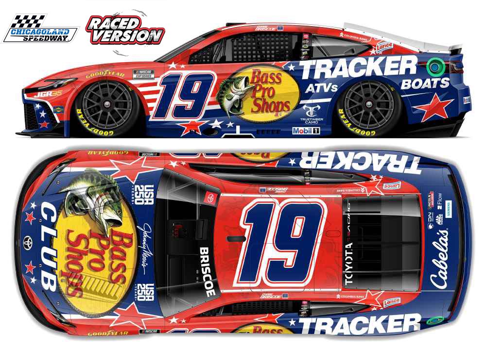 diecast_b's tweet photo. New Pre-Order: Chase Briscoe 2026 Bass Pro Shops Patriotic Chicagoland Win 🏁 Diecast Cars

Autographed and Non-Autographed Standard 1:24, Color Chrome 1:24, and 1:64 Available! Will Feature any Race Marks and Scuffs.

Order Here: https://t.co/BXFSWVcGZh https://t.co/dXLdKrBUvG