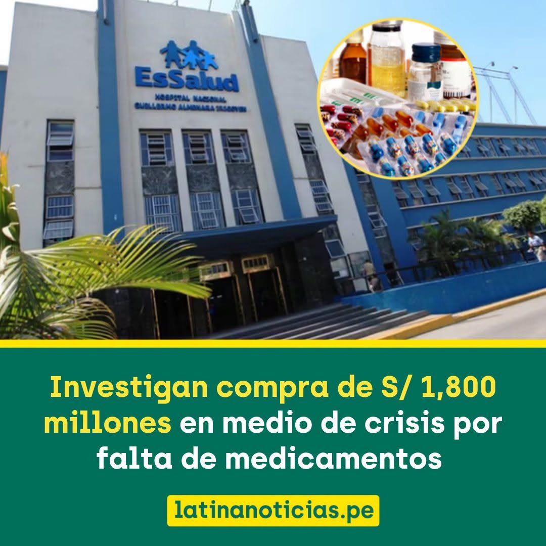 Latina_Noticias's tweet photo. 🔴 #EXCLUSIVO Mientras cientos de pacientes con cáncer recorrían hospitales y farmacias en busca de medicamentos que Essalud no podía entregarles, en la sede central de la institución se impulsaba un decreto de urgencia para adquirir insumos por cerca de S/1.800 millones. Sin embargo, el proceso terminó frustrándose y con ello también se perdió la oportunidad de comprar los medicamentos que sí eran urgentes. Mira el reportaje de investigación de Punto Final 👇.

📌 Más información: https://t.co/zsR4SKANqS