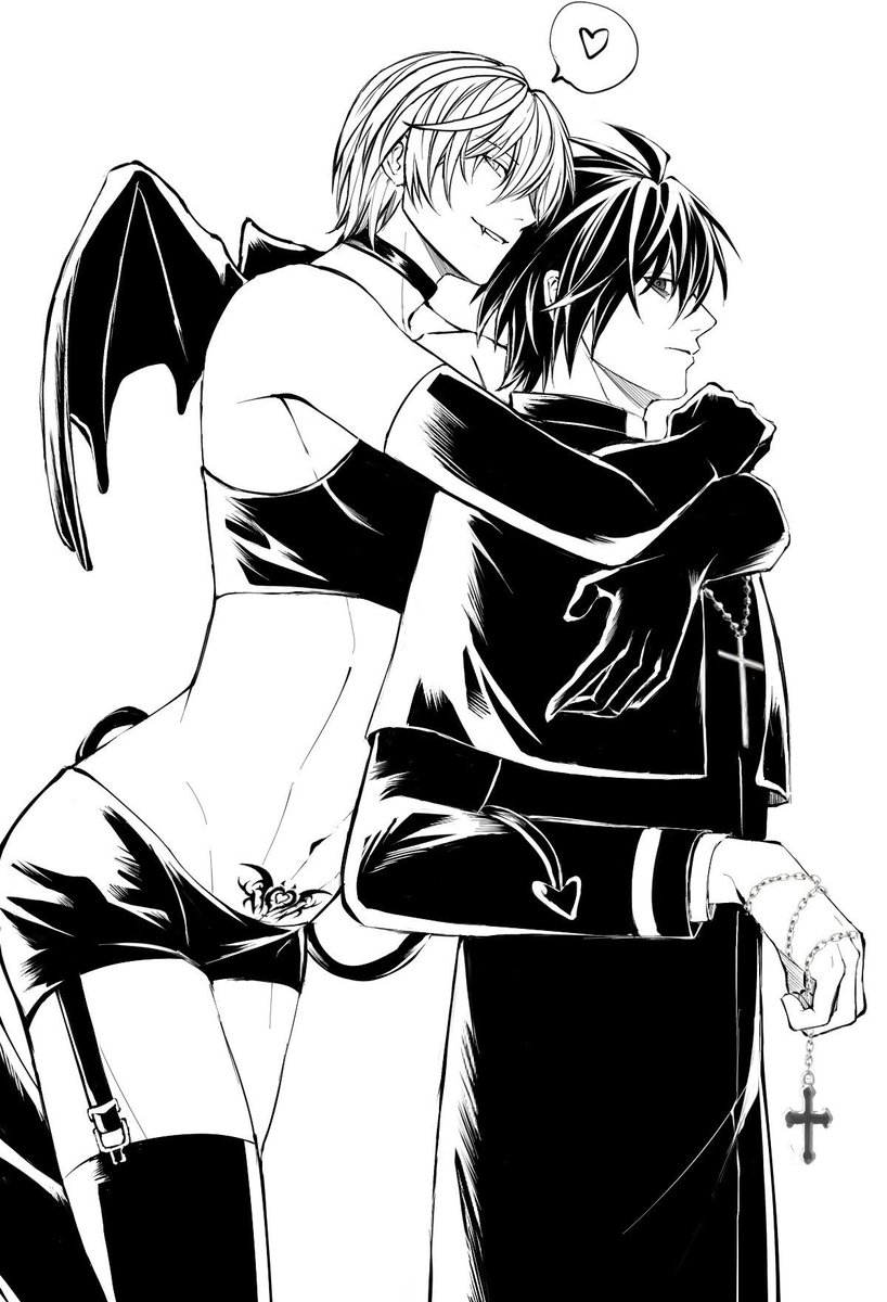 KeshikiBTL's tweet photo. Priest L x Succubus Light 🍰 🌙 
L月 https://t.co/YtmTrECda7