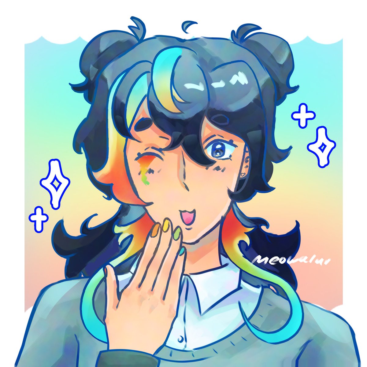 meowaluv's tweet photo. insert AWESOME words i cant come up with right now #sugar3ds #sugar3dsfanart #unserioussmp https://t.co/qyOyYafNmS
