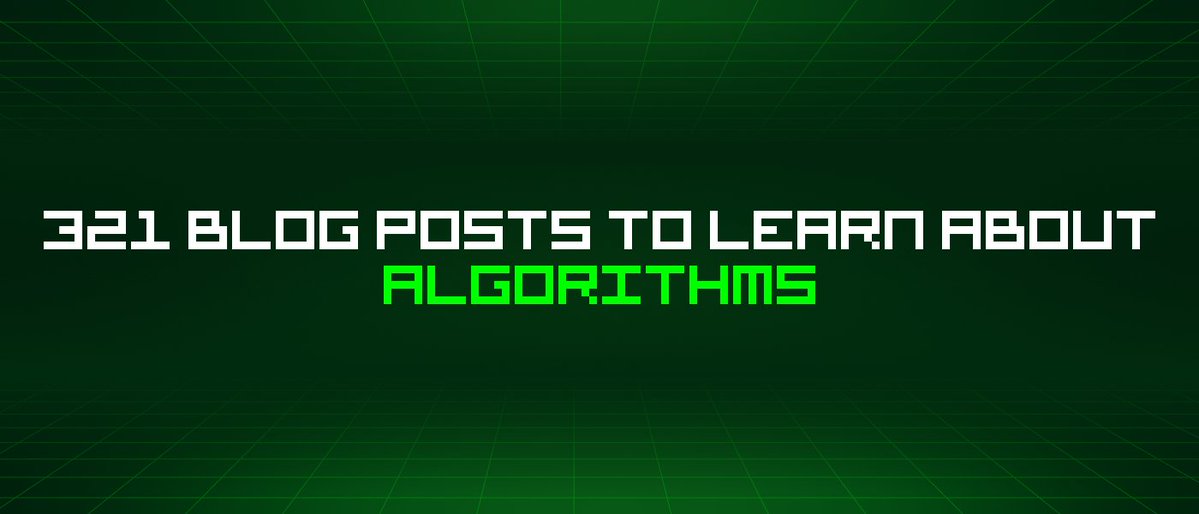 hackernoon's tweet photo. Learn everything you need to know about Algorithms via these 321 free HackerNoon blog posts.
#algorithms #learn...Show more https://t.co/ivjj04Un43