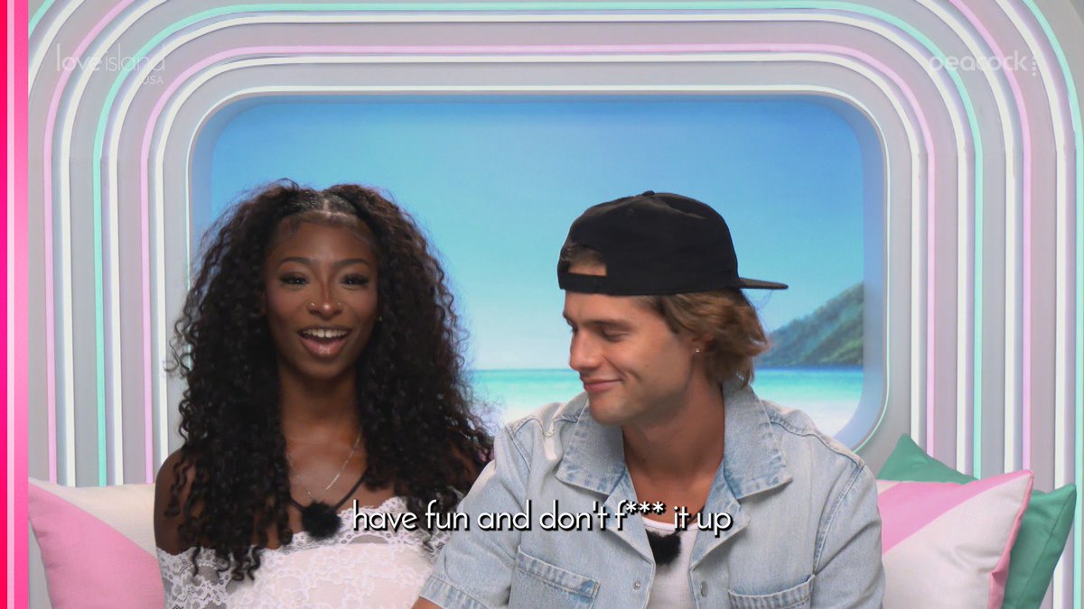 loveislandusa's tweet photo. If they miss a note, no they didn't 💖 #LoveIslandUSA https://t.co/AO487sVqgr